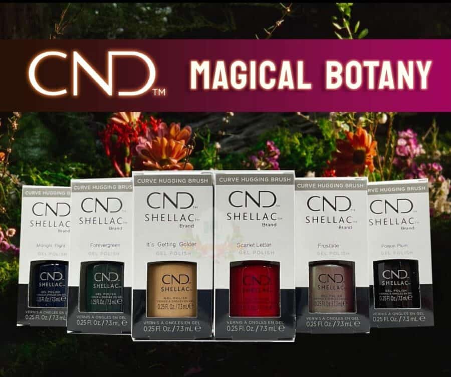 CND Magical Botanic Collection Shellacc/Vinylux - Abstract Beauty Concepts